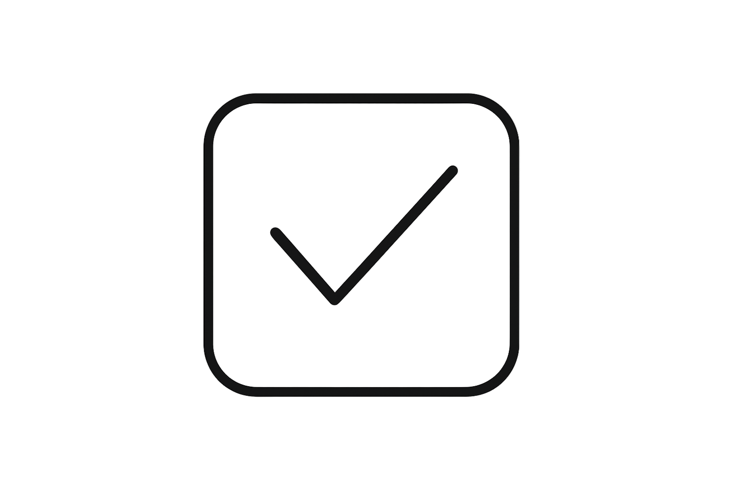checkbox icon outline