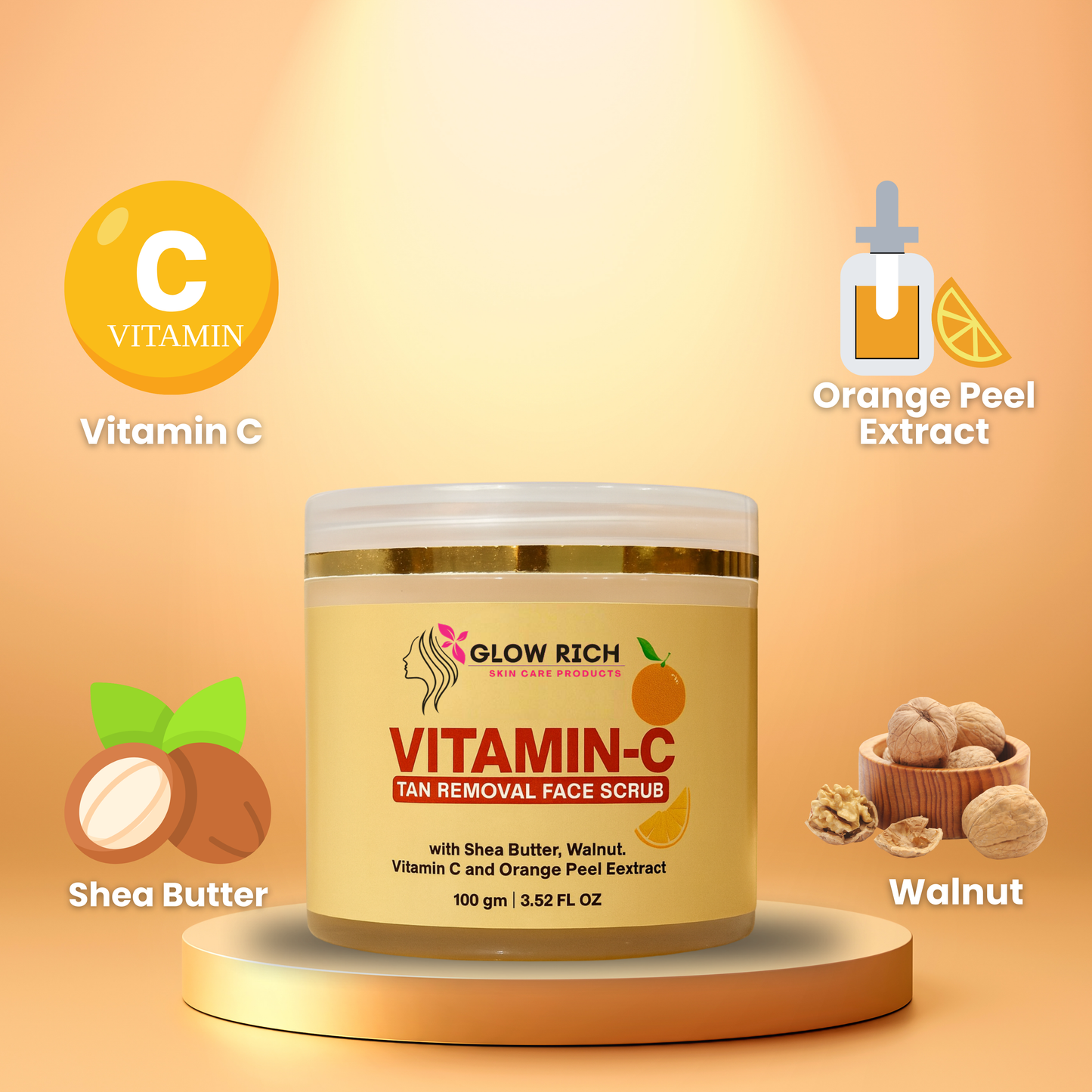 Tan Removal Face Scrub