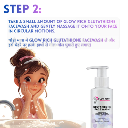 GLUTATHIONE FACEWASH COMBO x3
