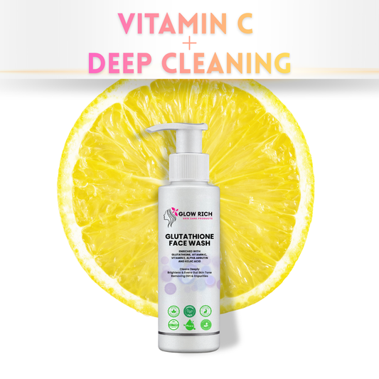 GLUTATHIONE FACEWASH- deep cleaning + vitamin c